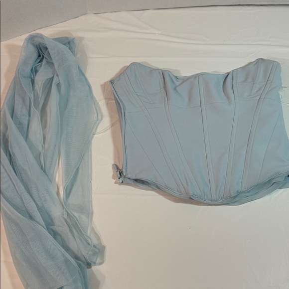 House of CB Light Blue Maxi Dress - Picture 5 of 7